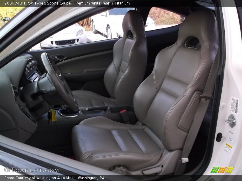 Premium White Pearl / Titanium 2006 Acura RSX Type S Sports Coupe