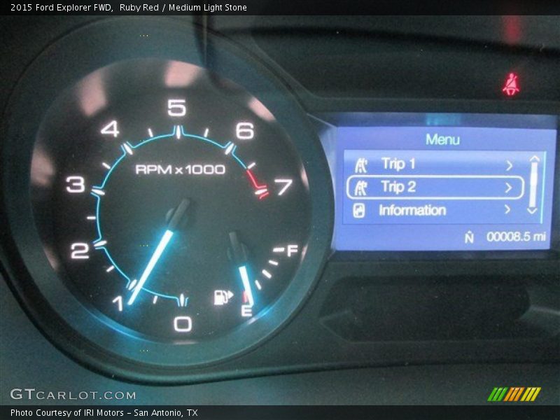 Ruby Red / Medium Light Stone 2015 Ford Explorer FWD