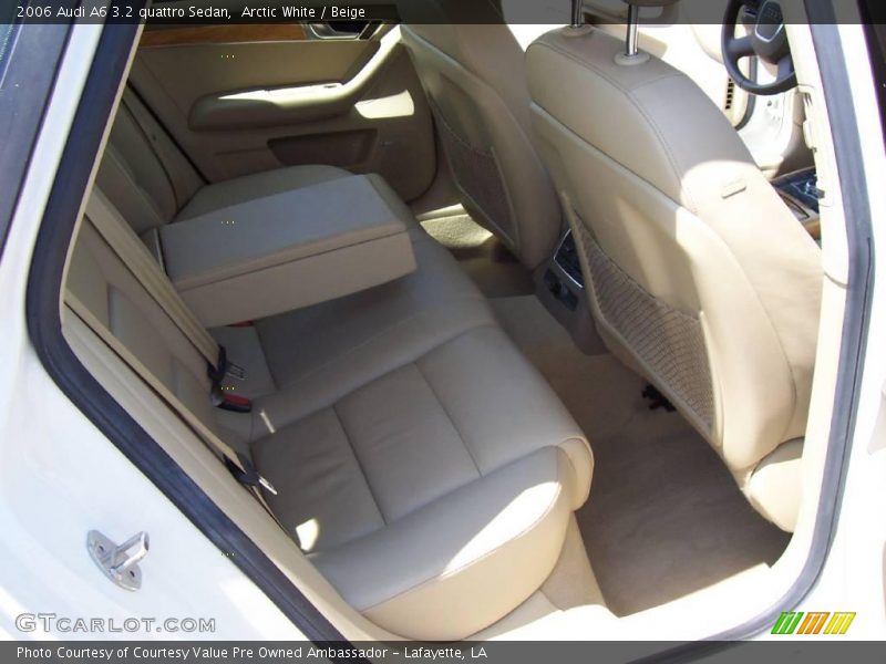 Arctic White / Beige 2006 Audi A6 3.2 quattro Sedan