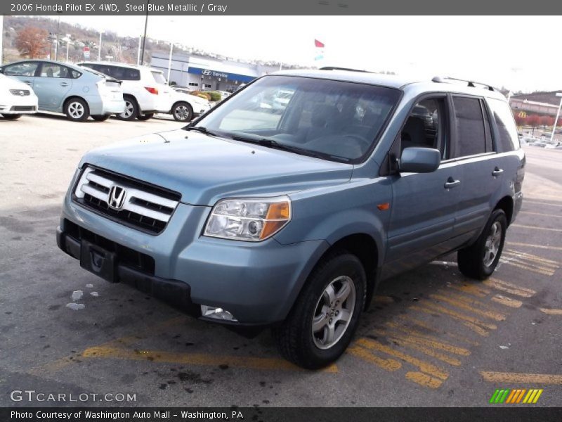 Steel Blue Metallic / Gray 2006 Honda Pilot EX 4WD