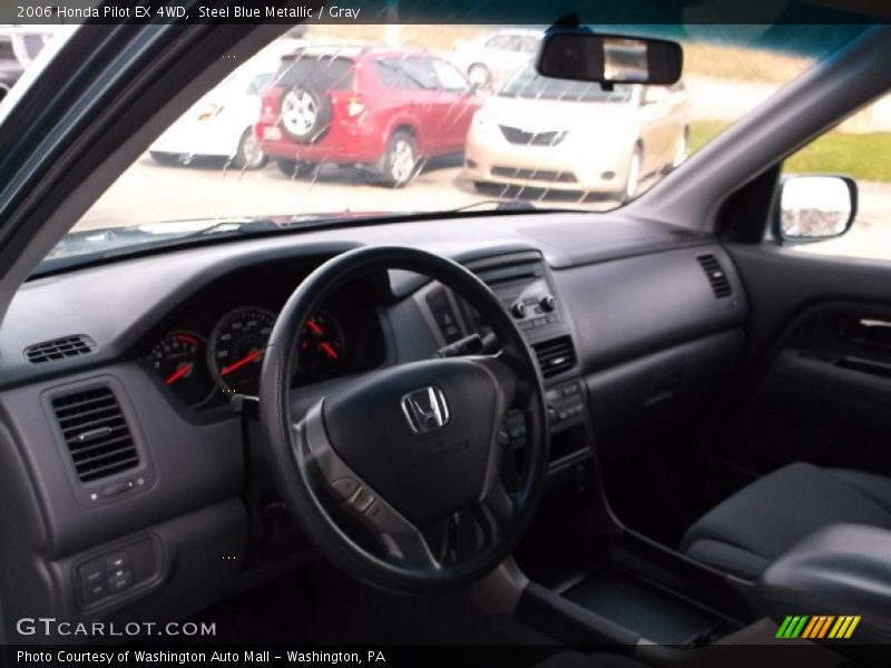 Steel Blue Metallic / Gray 2006 Honda Pilot EX 4WD