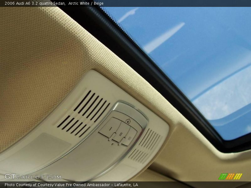 Arctic White / Beige 2006 Audi A6 3.2 quattro Sedan