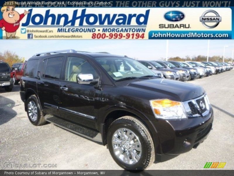 Espresso Black / Almond 2015 Nissan Armada Platinum 4x4