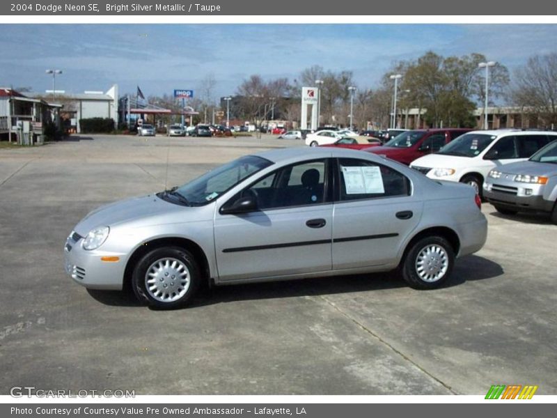 Bright Silver Metallic / Taupe 2004 Dodge Neon SE