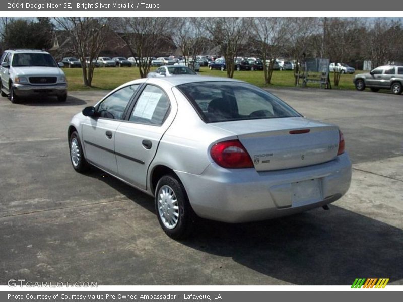 Bright Silver Metallic / Taupe 2004 Dodge Neon SE
