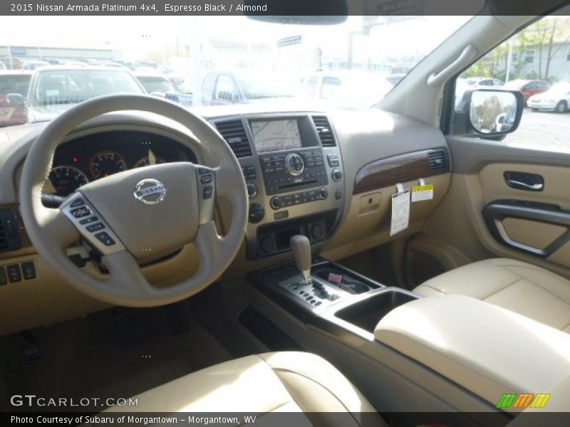 Almond Interior - 2015 Armada Platinum 4x4 