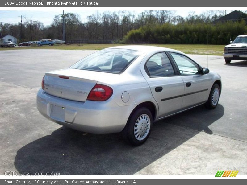 Bright Silver Metallic / Taupe 2004 Dodge Neon SE