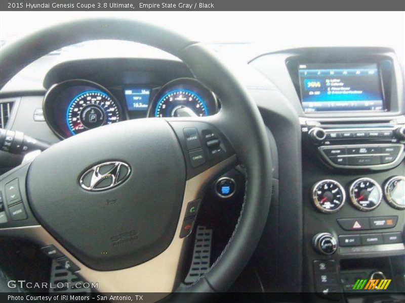 Empire State Gray / Black 2015 Hyundai Genesis Coupe 3.8 Ultimate