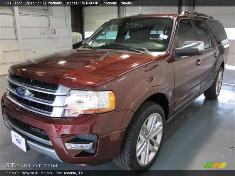 Bronze Fire Metallic / Platinum Brunello 2015 Ford Expedition EL Platinum