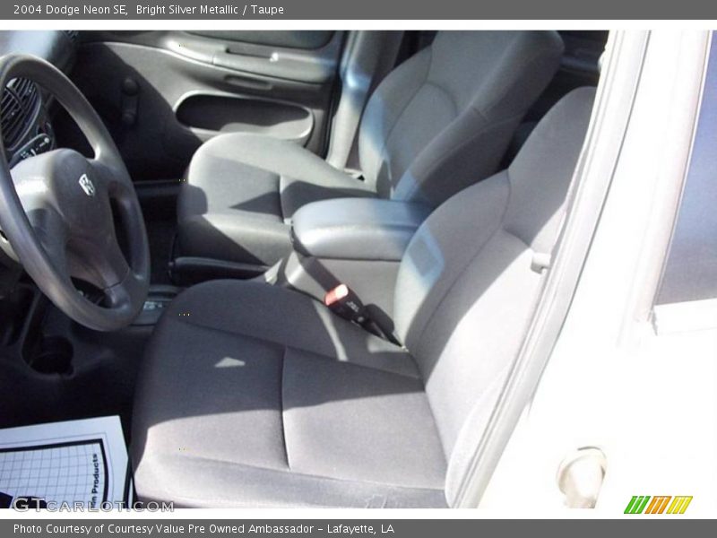 Bright Silver Metallic / Taupe 2004 Dodge Neon SE
