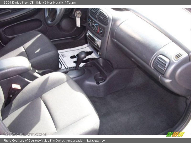 Bright Silver Metallic / Taupe 2004 Dodge Neon SE