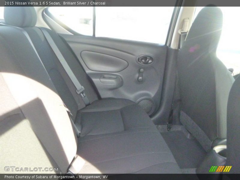 Brilliant Silver / Charcoal 2015 Nissan Versa 1.6 S Sedan