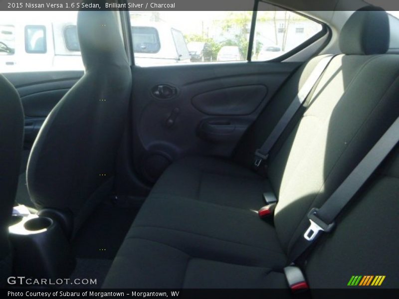 Brilliant Silver / Charcoal 2015 Nissan Versa 1.6 S Sedan