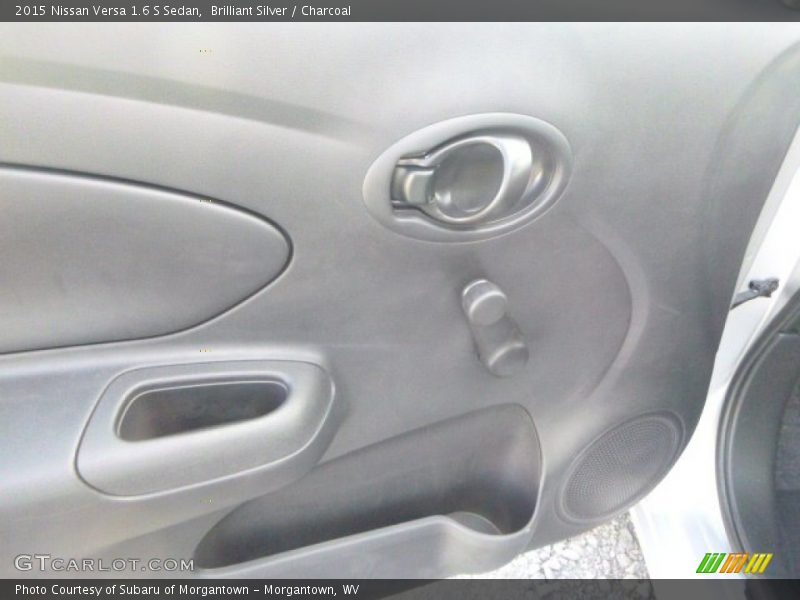 Brilliant Silver / Charcoal 2015 Nissan Versa 1.6 S Sedan