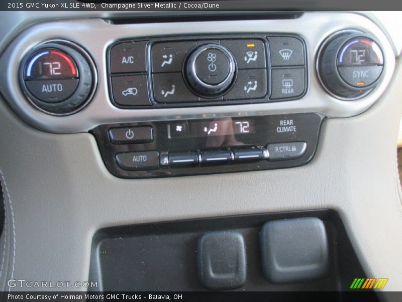 Controls of 2015 Yukon XL SLE 4WD