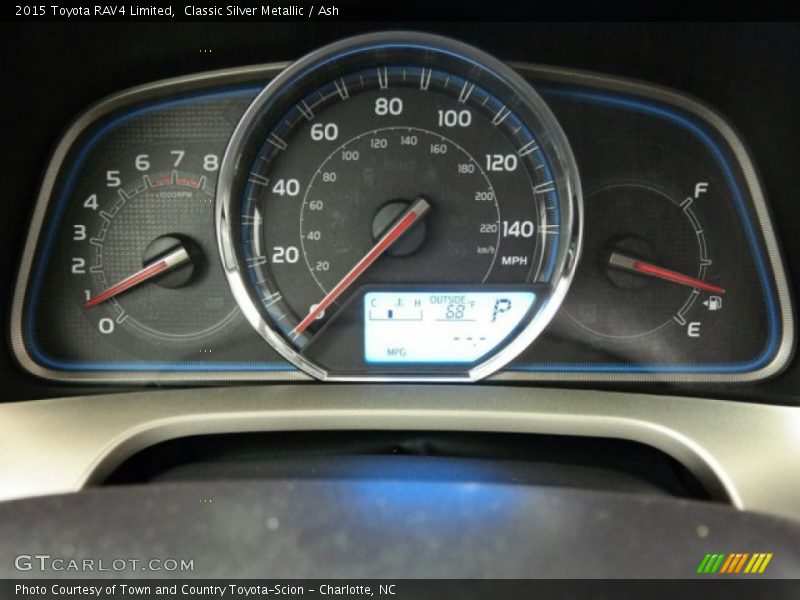 Classic Silver Metallic / Ash 2015 Toyota RAV4 Limited