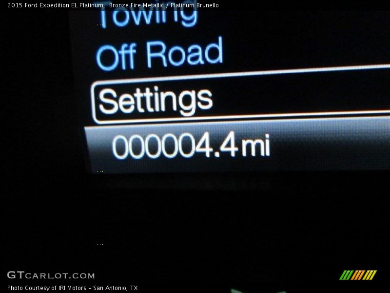 Bronze Fire Metallic / Platinum Brunello 2015 Ford Expedition EL Platinum