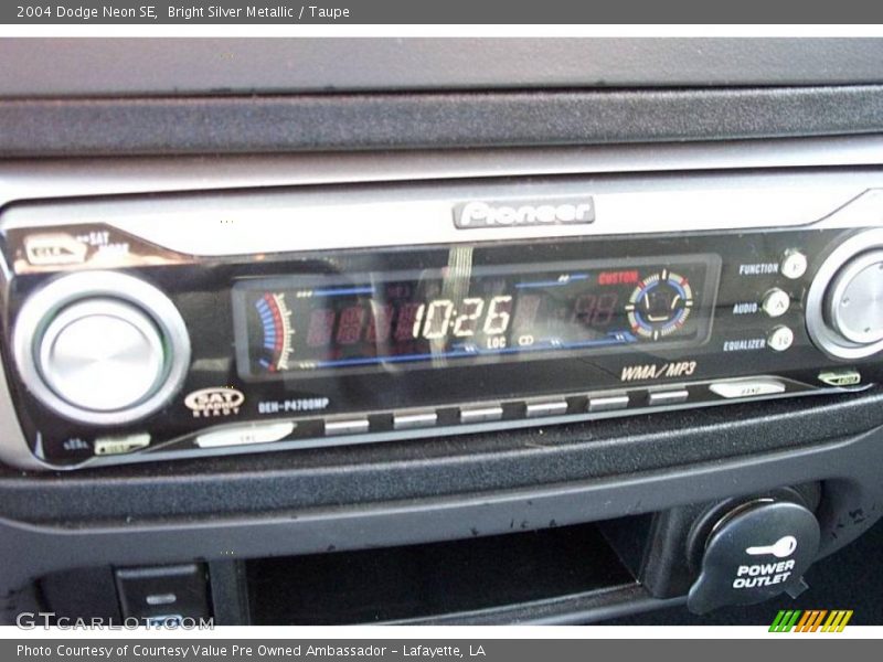 Bright Silver Metallic / Taupe 2004 Dodge Neon SE