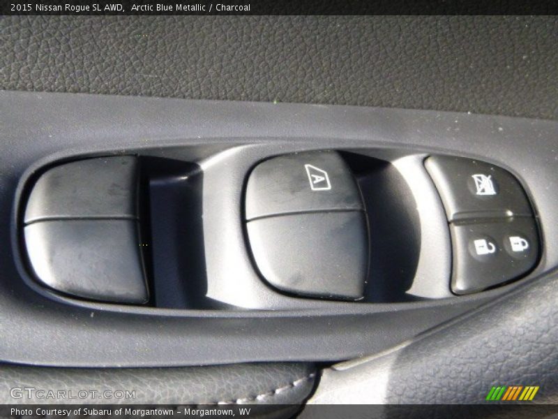 Arctic Blue Metallic / Charcoal 2015 Nissan Rogue SL AWD