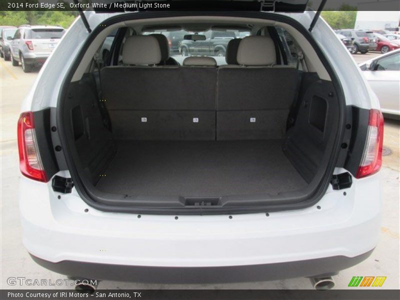 Oxford White / Medium Light Stone 2014 Ford Edge SE