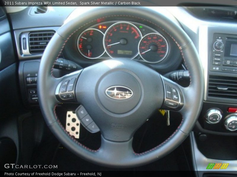 Spark Silver Metallic / Carbon Black 2011 Subaru Impreza WRX Limited Sedan