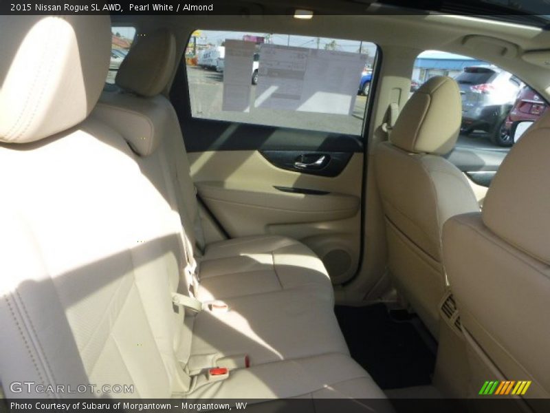 Pearl White / Almond 2015 Nissan Rogue SL AWD