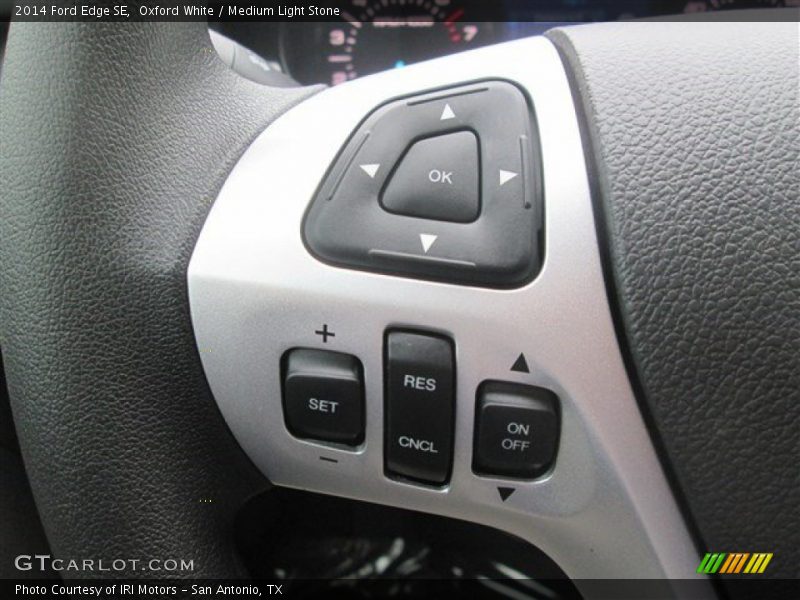 Oxford White / Medium Light Stone 2014 Ford Edge SE