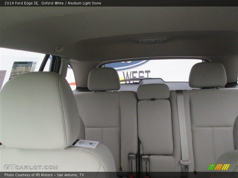 Oxford White / Medium Light Stone 2014 Ford Edge SE