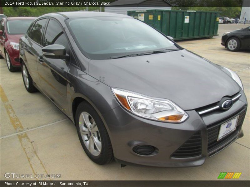 Sterling Gray / Charcoal Black 2014 Ford Focus SE Sedan