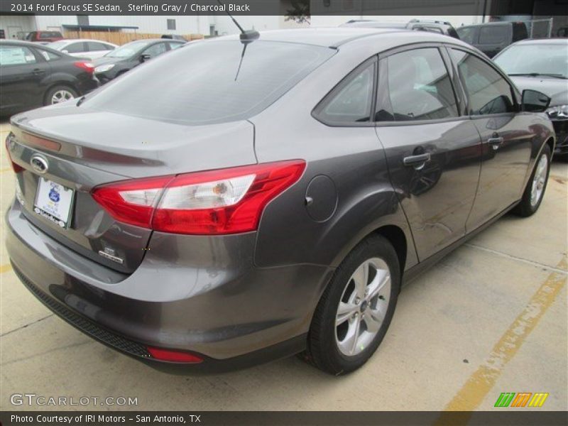 Sterling Gray / Charcoal Black 2014 Ford Focus SE Sedan