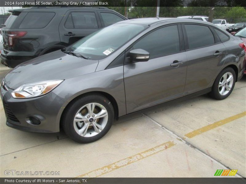 Sterling Gray / Charcoal Black 2014 Ford Focus SE Sedan
