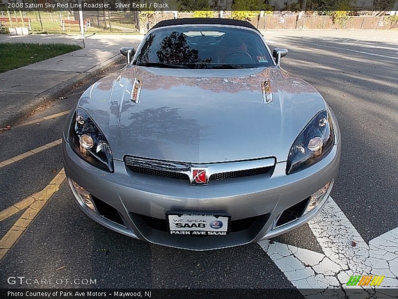 Silver Pearl / Black 2008 Saturn Sky Red Line Roadster