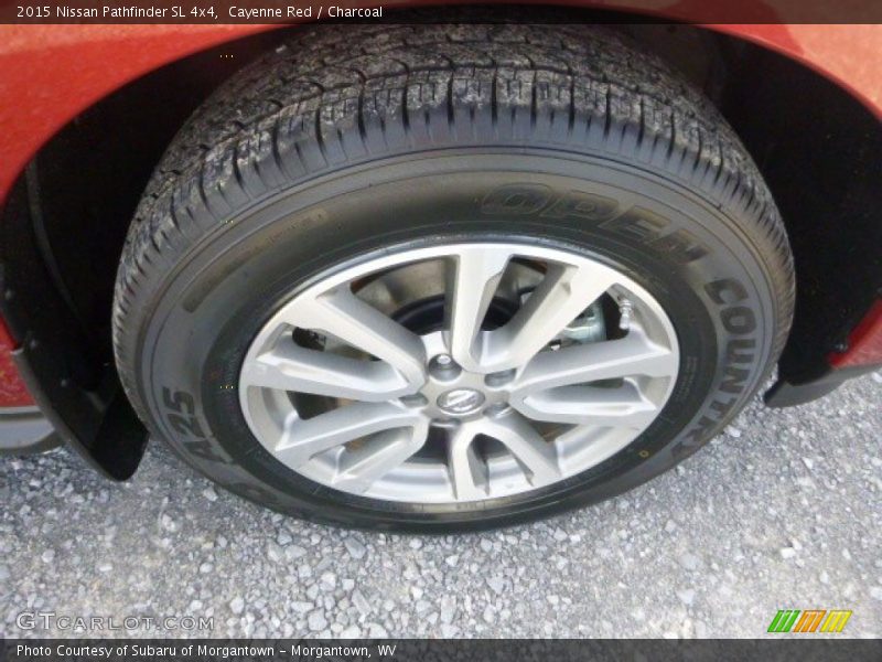 Cayenne Red / Charcoal 2015 Nissan Pathfinder SL 4x4