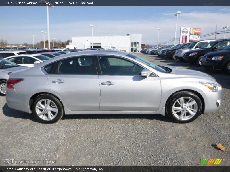 Brilliant Silver / Charcoal 2015 Nissan Altima 2.5 SV