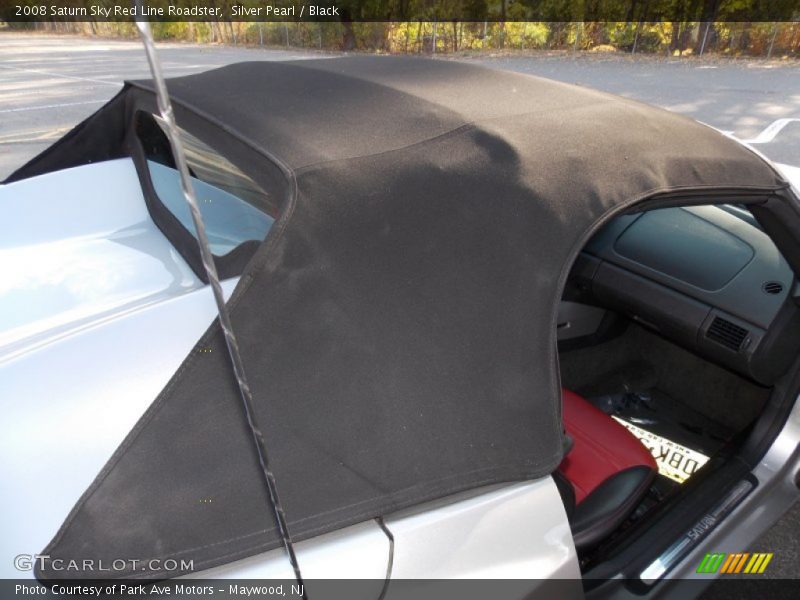 Silver Pearl / Black 2008 Saturn Sky Red Line Roadster