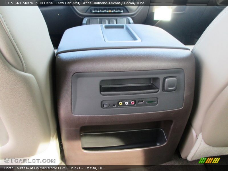 White Diamond Tricoat / Cocoa/Dune 2015 GMC Sierra 1500 Denali Crew Cab 4x4