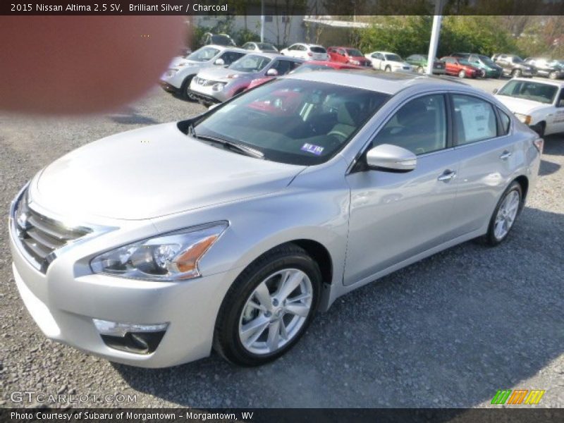 Brilliant Silver / Charcoal 2015 Nissan Altima 2.5 SV