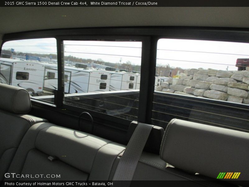White Diamond Tricoat / Cocoa/Dune 2015 GMC Sierra 1500 Denali Crew Cab 4x4