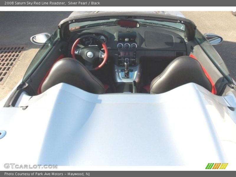 Silver Pearl / Black 2008 Saturn Sky Red Line Roadster