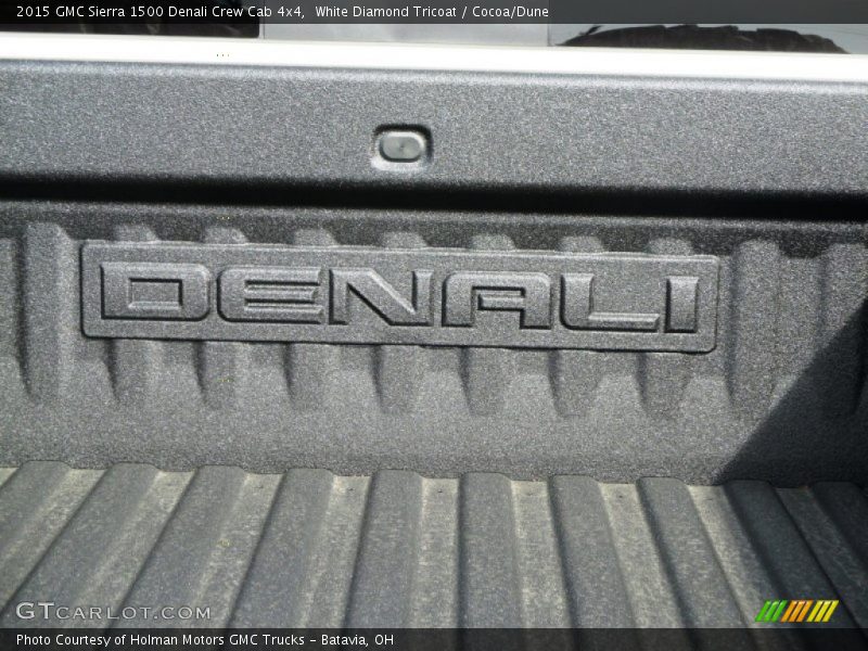 White Diamond Tricoat / Cocoa/Dune 2015 GMC Sierra 1500 Denali Crew Cab 4x4