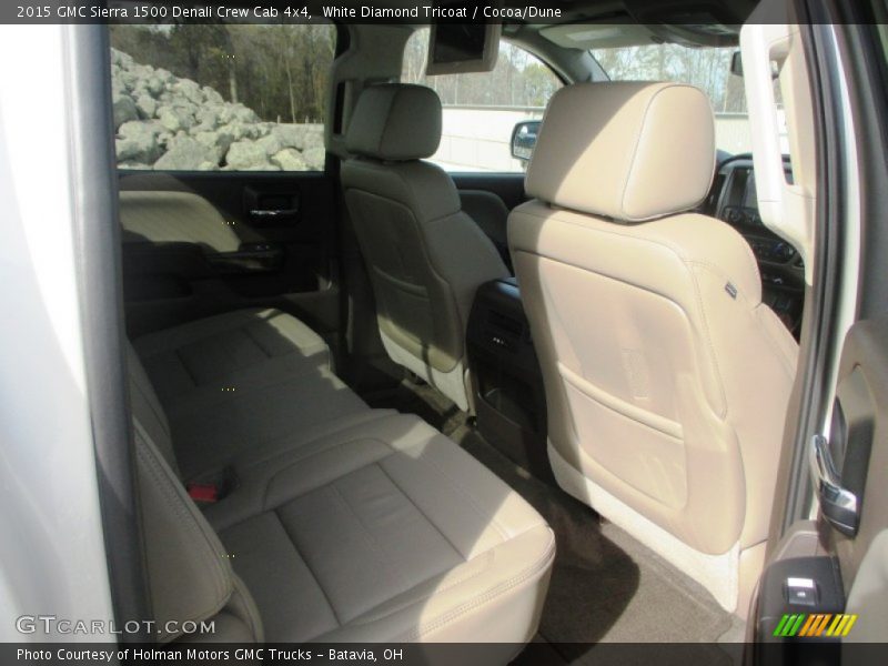 White Diamond Tricoat / Cocoa/Dune 2015 GMC Sierra 1500 Denali Crew Cab 4x4