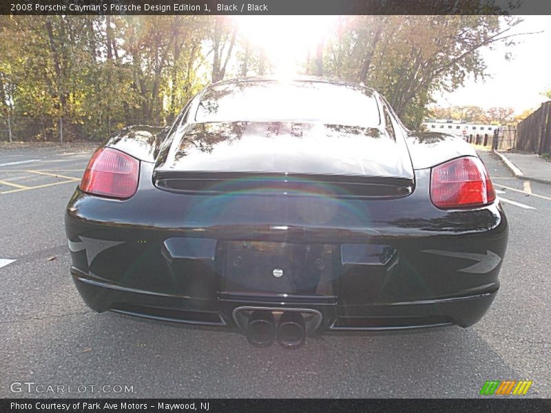 Black / Black 2008 Porsche Cayman S Porsche Design Edition 1