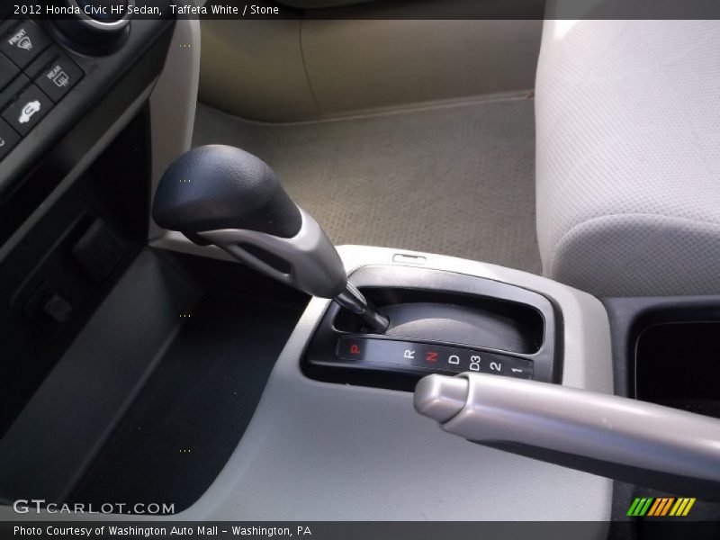 Taffeta White / Stone 2012 Honda Civic HF Sedan