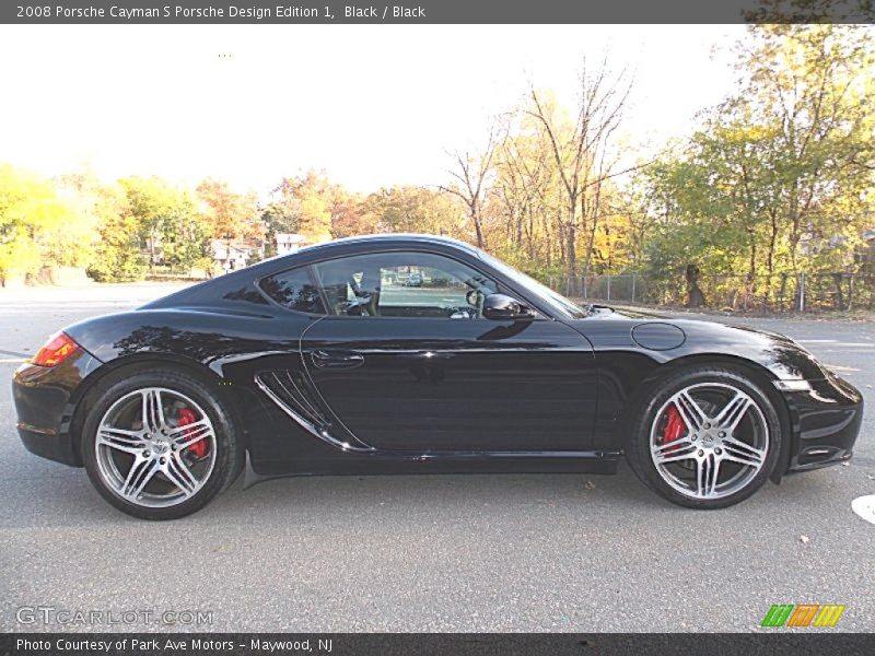 Black / Black 2008 Porsche Cayman S Porsche Design Edition 1