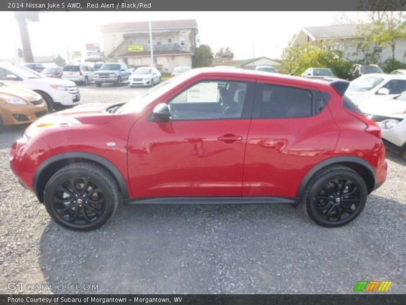 Red Alert / Black/Red 2014 Nissan Juke S AWD