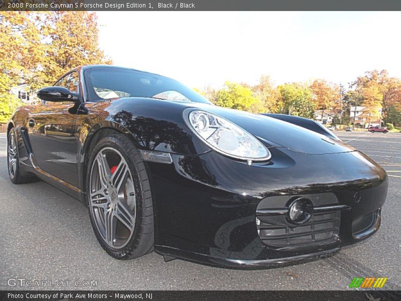 Black / Black 2008 Porsche Cayman S Porsche Design Edition 1