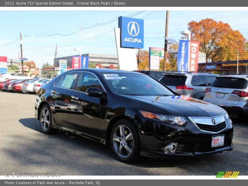 Crystal Black Pearl / Ebony 2012 Acura TSX Special Edition Sedan