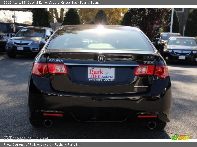 Crystal Black Pearl / Ebony 2012 Acura TSX Special Edition Sedan