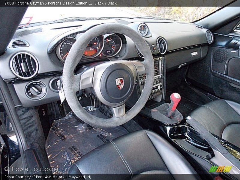 Black / Black 2008 Porsche Cayman S Porsche Design Edition 1