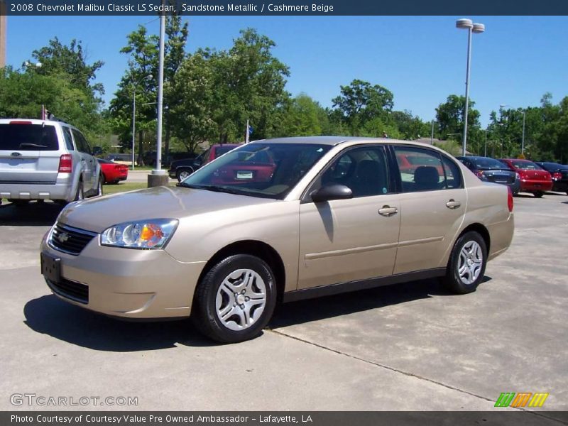 Sandstone Metallic / Cashmere Beige 2008 Chevrolet Malibu Classic LS Sedan